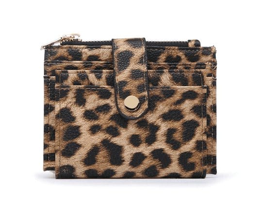 WL1904 Mini Snap Button Wallet & Cardholder w/ Zipper Pocket - MiMi Wholesale
