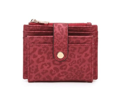 WL1904 Mini Snap Button Wallet & Cardholder w/ Zipper Pocket - MiMi Wholesale