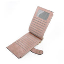 WL1969RF Two Compartment Snap Button Wallet w/ Zipper - MiMi Wholesale