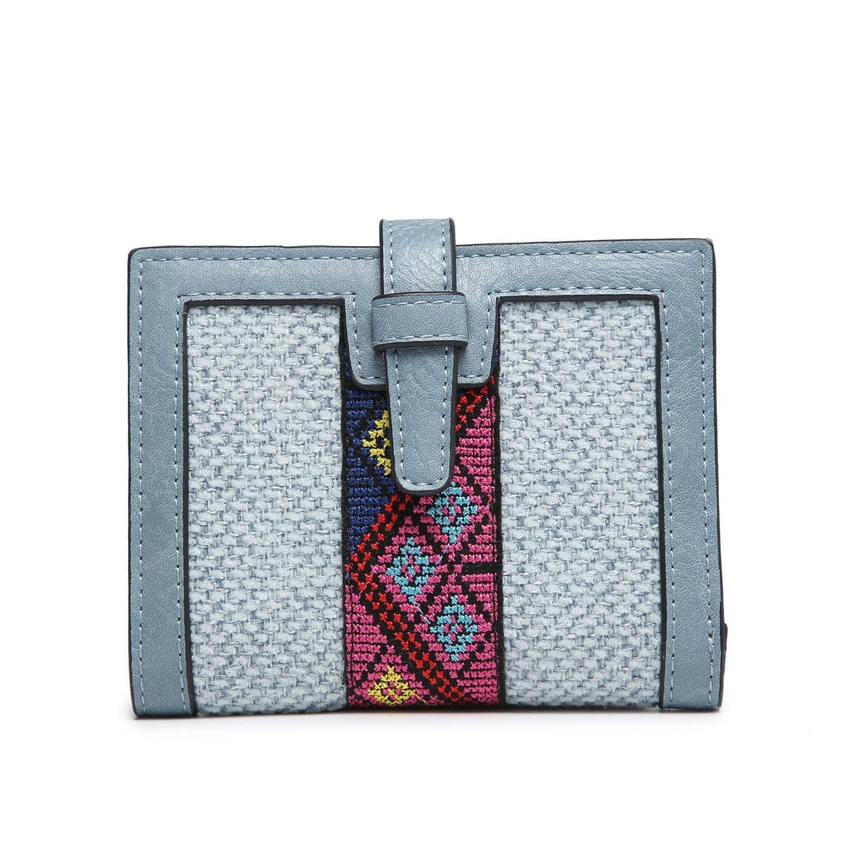 WL2066 Canvas Wallet w/ Slip Closure - MiMi Wholesale