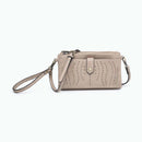 WL2229 Ayra Studded Front Wallet/Clutch/Crossbody - MiMi Wholesale