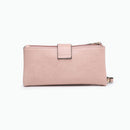 WL2230 Cadence Buckle Wallet/Clutch w/ Zip Top - MiMi Wholesale