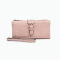 WL2230 Cadence Buckle Wallet/Clutch w/ Zip Top - MiMi Wholesale