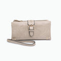 WL2230 Cadence Buckle Wallet/Clutch w/ Zip Top - MiMi Wholesale