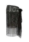 WLS210174 Stacy Mesh Fringe Sarong - MiMi Wholesale