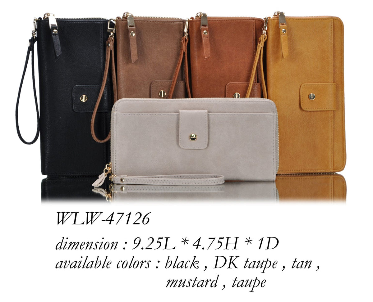 WLW47126 Zip Around Wallet/Wristlet - MiMi Wholesale