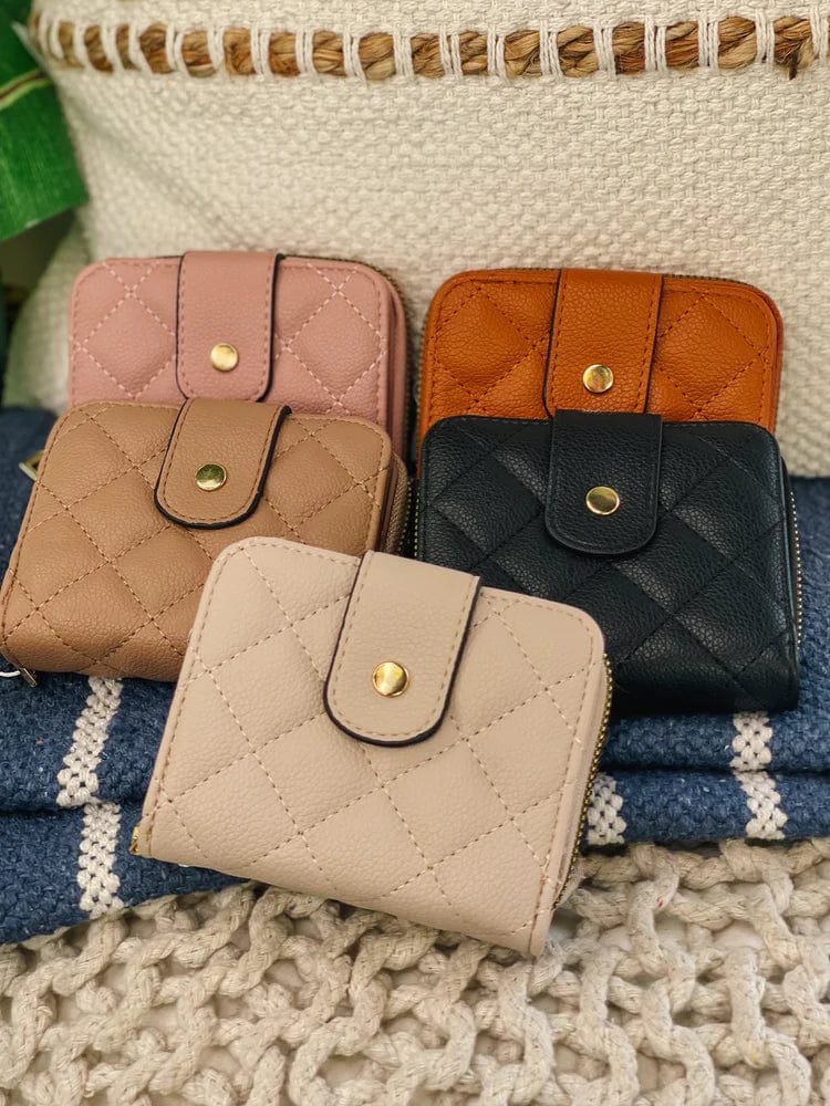 WQ1195 Lucy Quilted Wallet - MiMi Wholesale