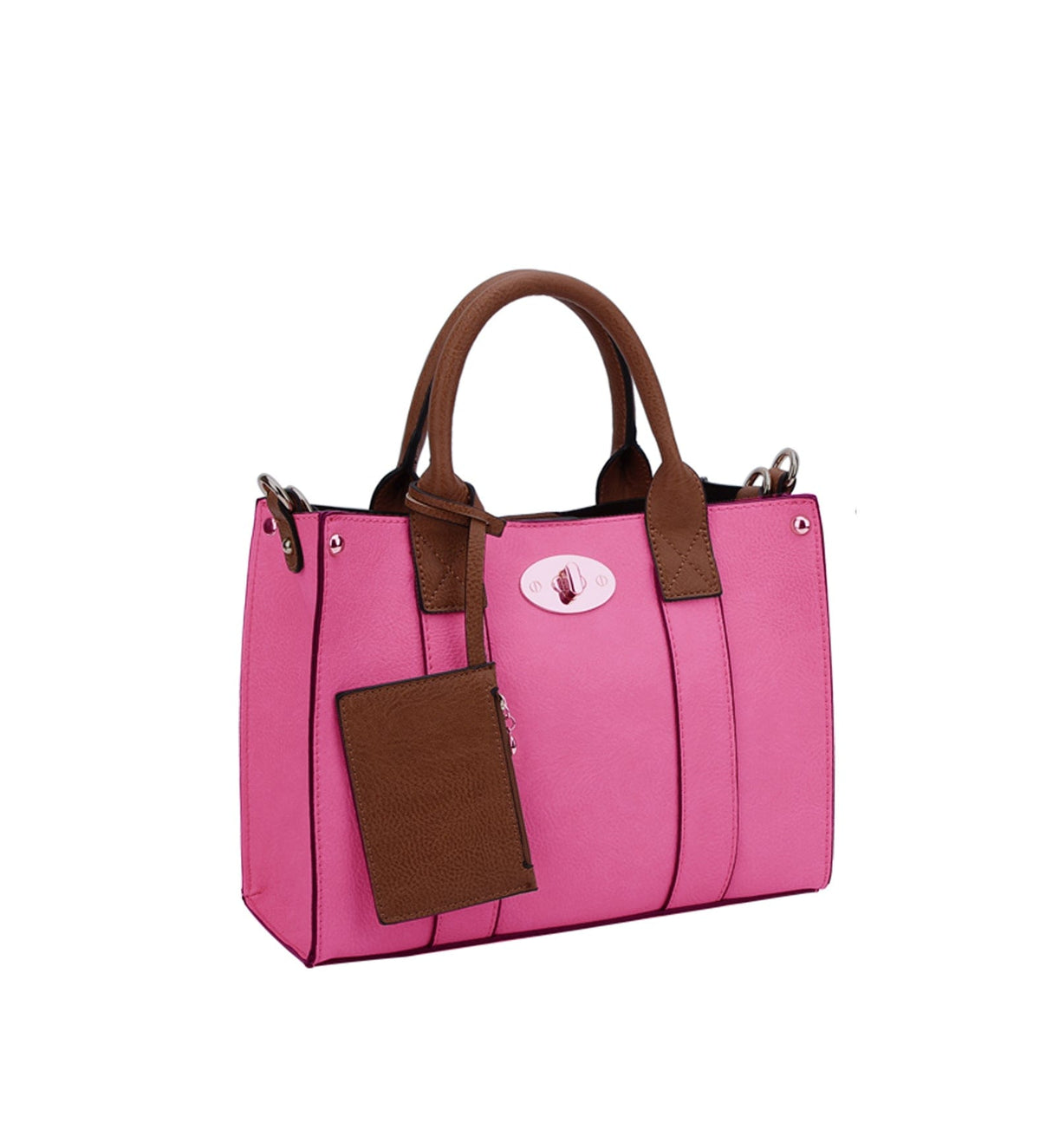 WU061 Cameran 3-in-1 Boxy Satchel & Crossbody - MiMi Wholesale