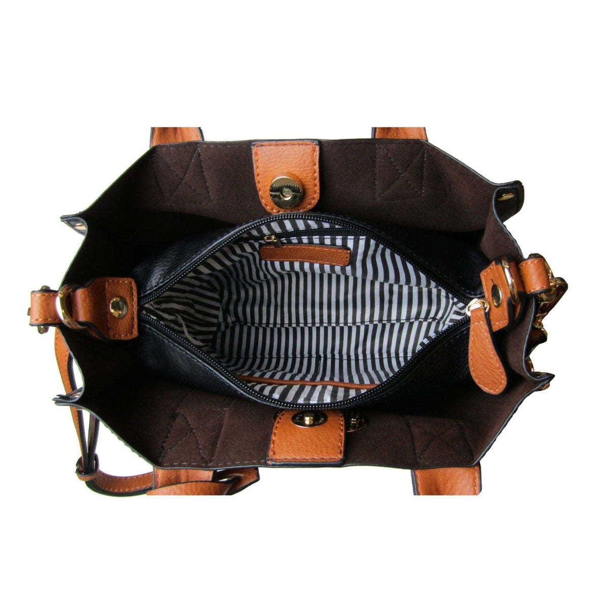 WU061 Cameran 3-in-1 Boxy Satchel & Crossbody - MiMi Wholesale