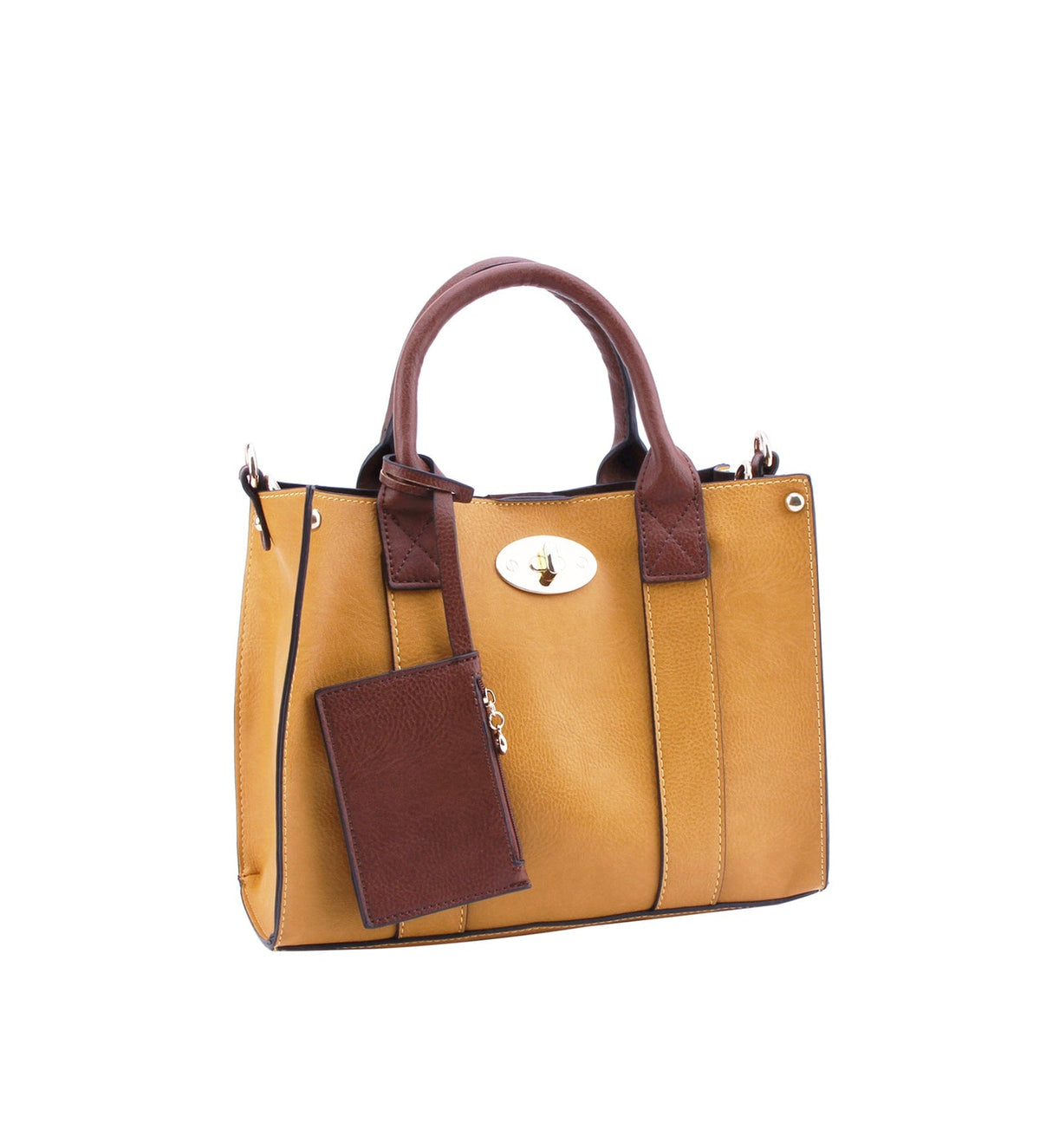 WU061 Cameran 3-in-1 Boxy Satchel & Crossbody - MiMi Wholesale