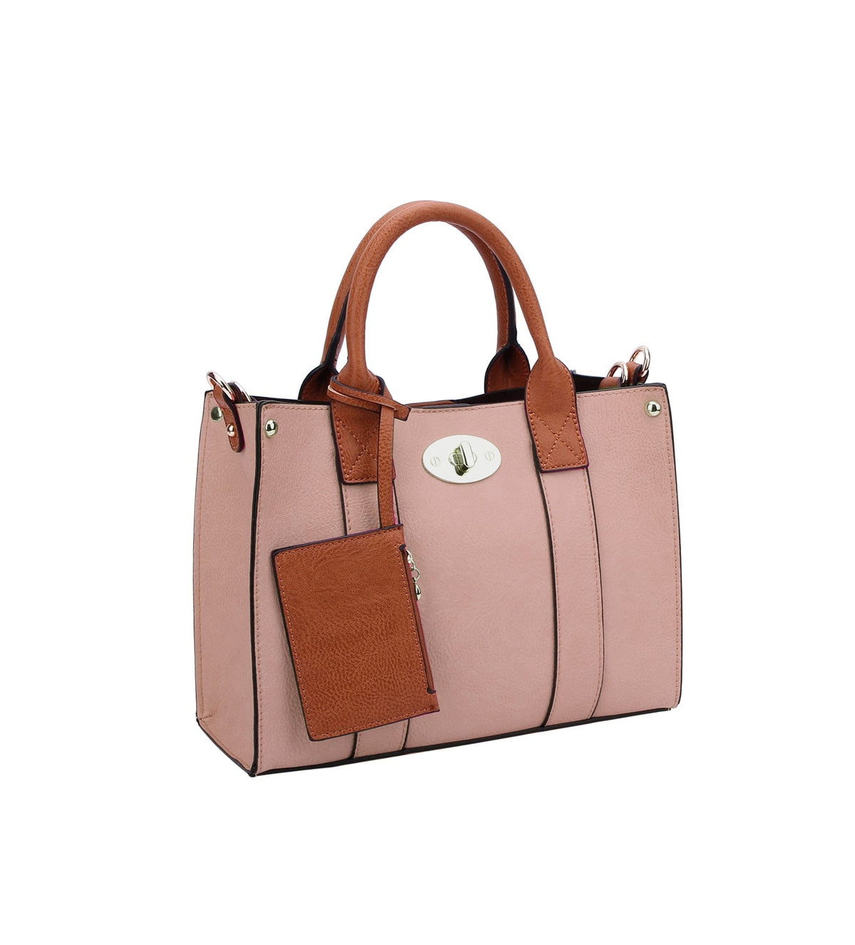 WU061 Cameran 3-in-1 Boxy Satchel & Crossbody - MiMi Wholesale