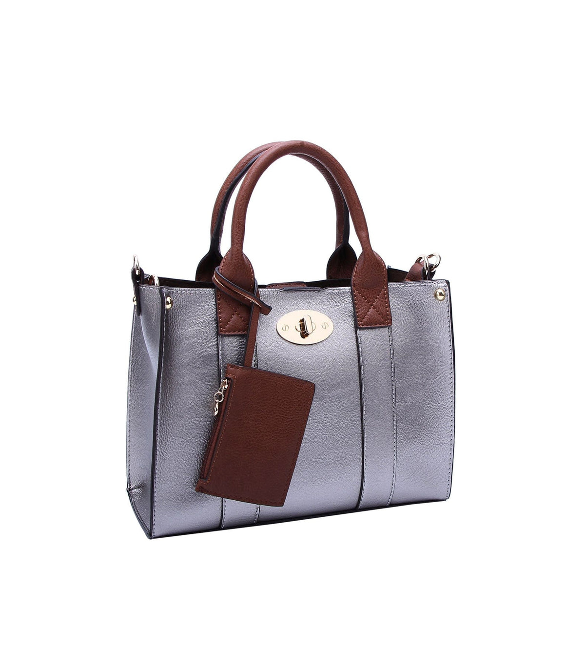 WU061 Cameran 3-in-1 Boxy Satchel & Crossbody - MiMi Wholesale