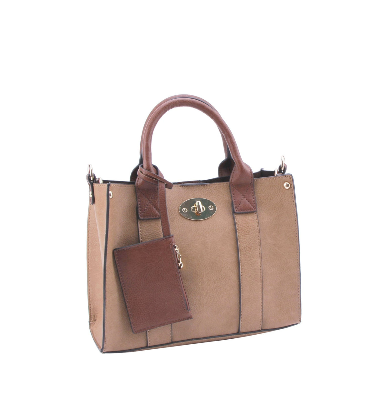 WU061 Cameran 3-in-1 Boxy Satchel & Crossbody - MiMi Wholesale