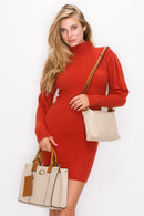 WU061 Cameran 3-in-1 Boxy Satchel & Crossbody - MiMi Wholesale