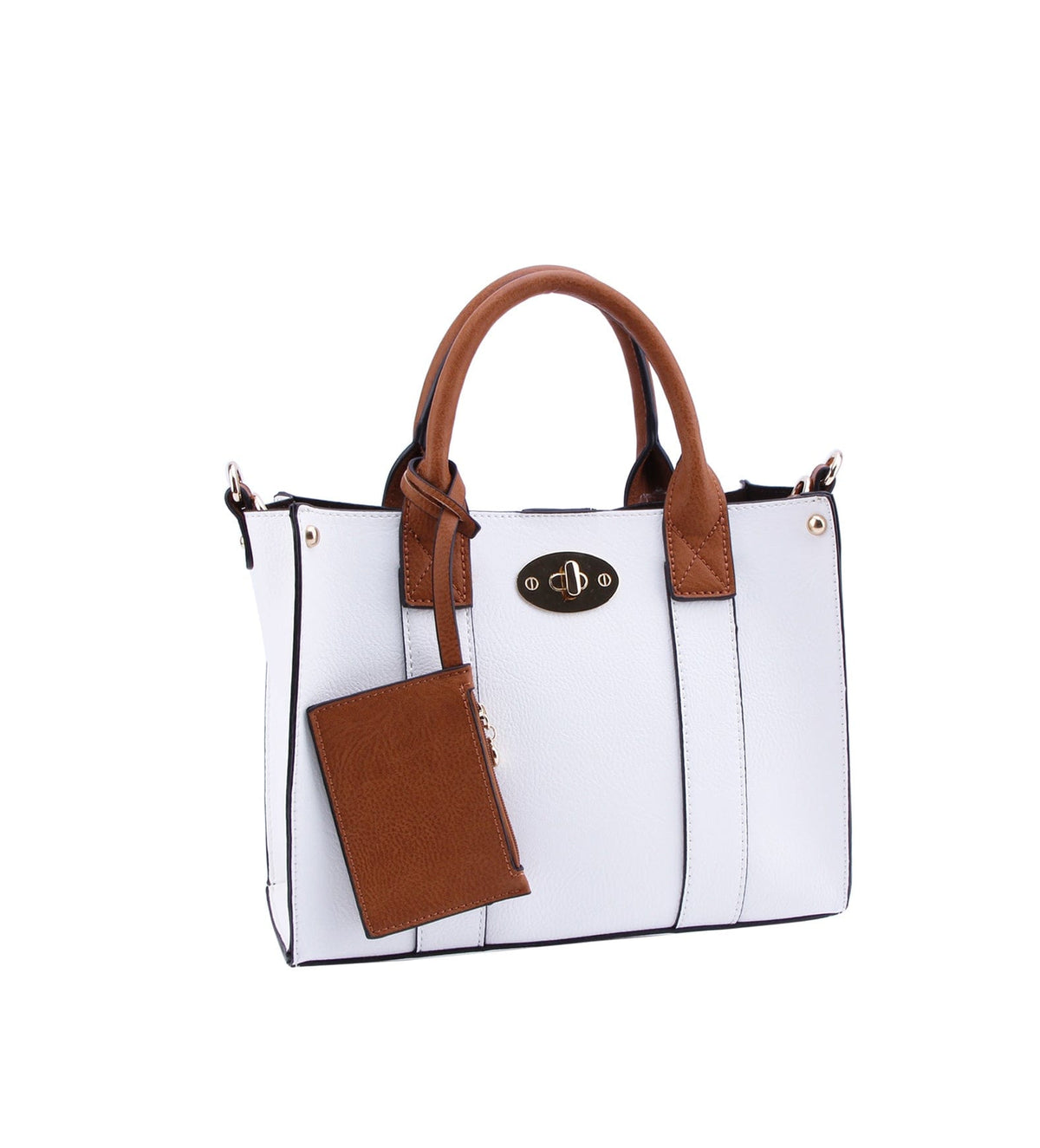 WU061 Cameran 3-in-1 Boxy Satchel & Crossbody - MiMi Wholesale