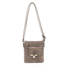 XB6194 Monogrammable Soft Modern Crossbody - MiMi Wholesale