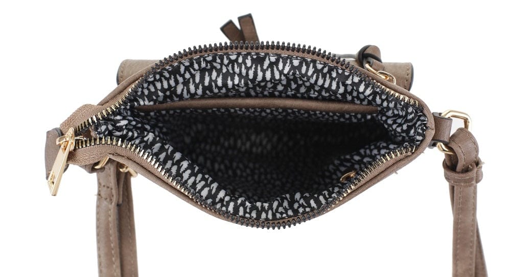 XB6194 Monogrammable Soft Modern Crossbody - MiMi Wholesale
