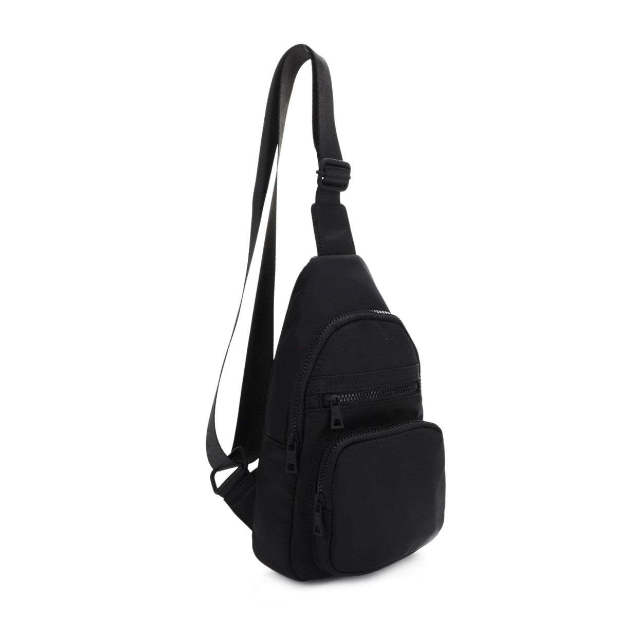 YL20534 Kristen Nylon Multi Pocket Sling Bag - MiMi Wholesale