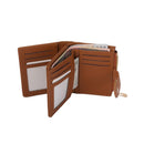 YX25766 Lena Vegan Leather Laser Cut Out Detail Wallet - MiMi Wholesale